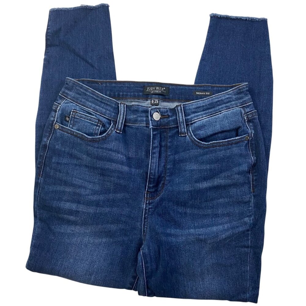 Judy Blue Bay City slit hem skinny stretch jeans Women's 9/29